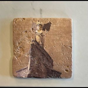 Gift for art lovers! Unique stone coaster!